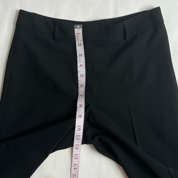 Theory Wool Straight Dress Pants Black Size 4 - Picture 10 of 16